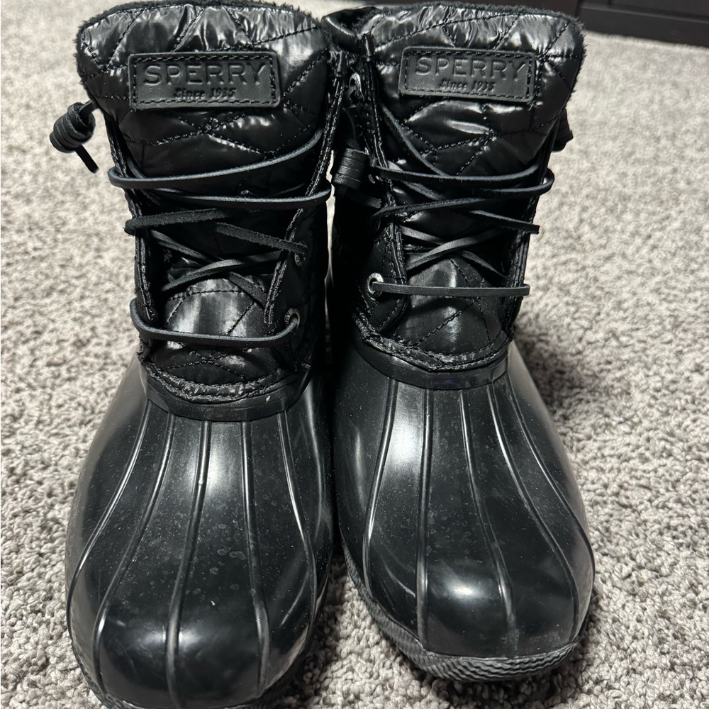 Sperry Black Duck Boots
